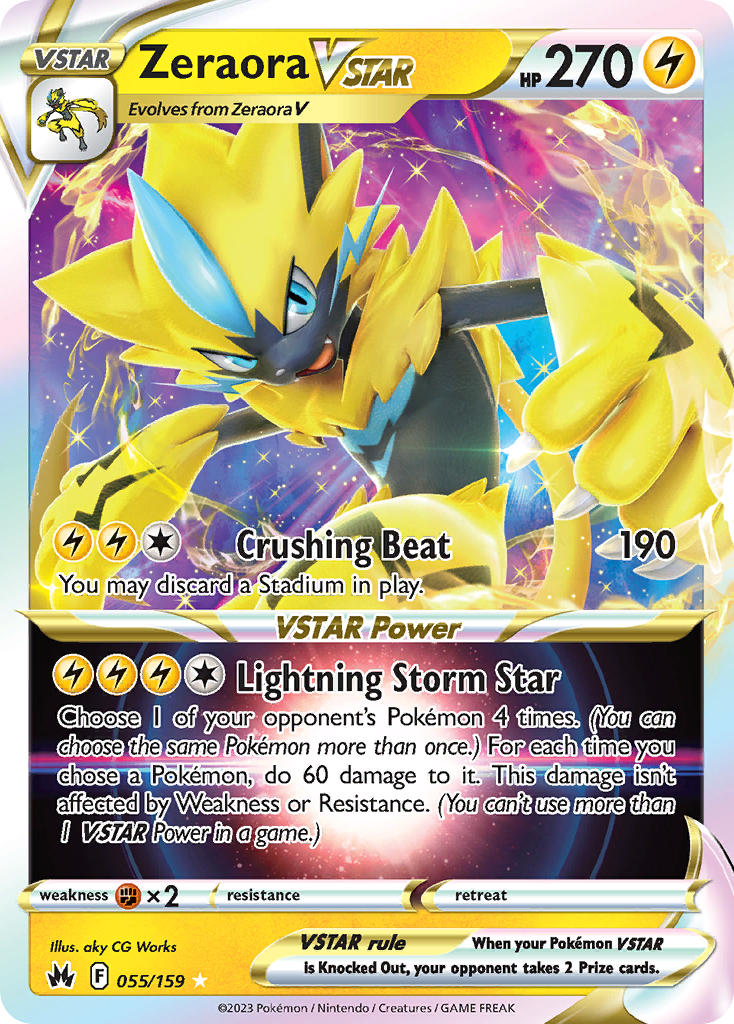 Zeraora VSTAR - 055/159 - Scroll and Circuit Games